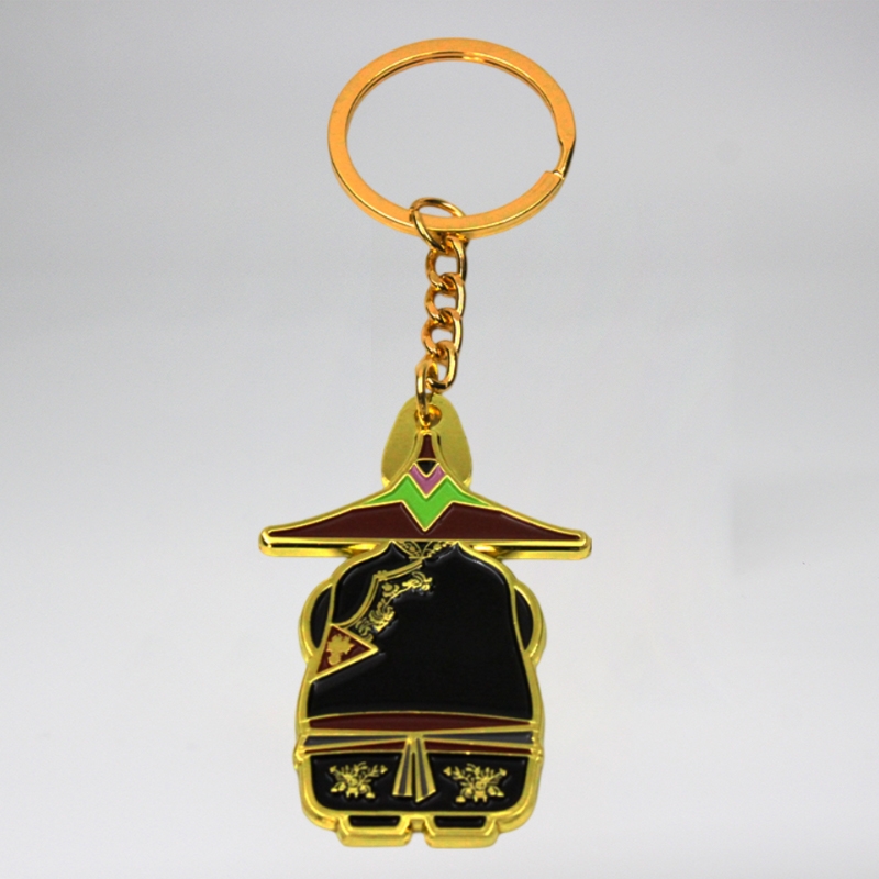 Colored keychain